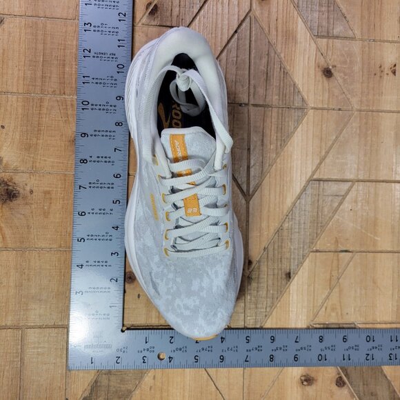Brooks Adrenaline GTS 23 Women's 8 White Grey Sunflower  1203811B110 Running - Picture 11 of 12